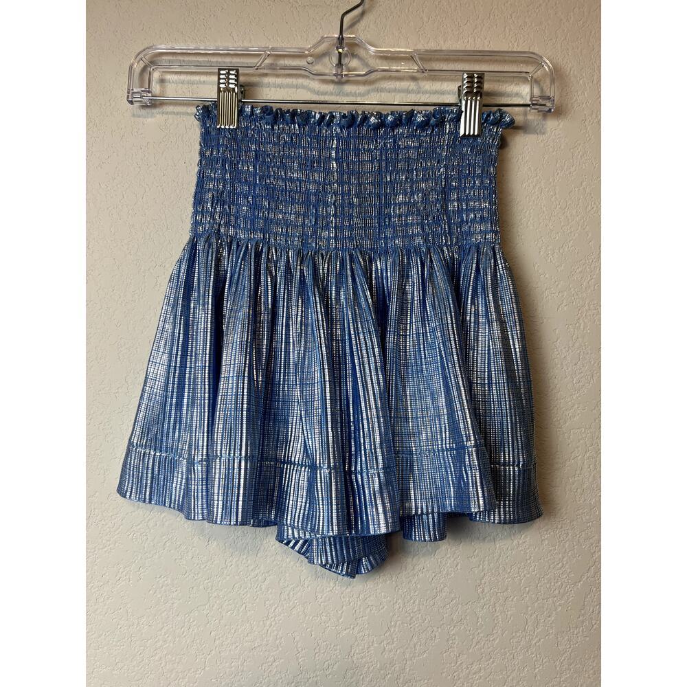 Queens of Sparkles Blue Swing Shorts Size Medium
